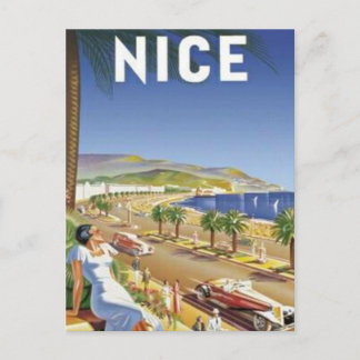 Vintage Nice, France - Postcard