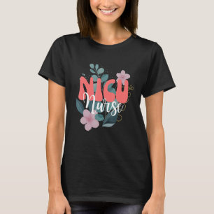 Vintage NICU Neonatal Intensive Care Unit Wife Mum T-Shirt