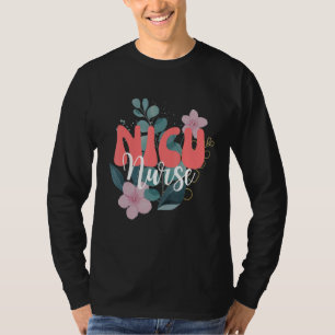 Vintage NICU Neonatal Intensive Care Unit Wife Mum T-Shirt