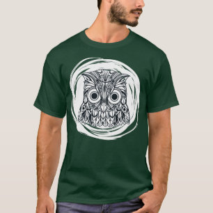 Vintage Night Owl Bird Owl T-Shirt