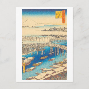 Vintage Nihonbashi in Edo/Tokyo Postcard