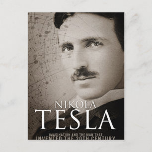Vintage Nikola Tesla photo Postcard