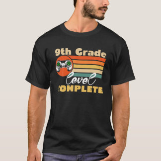 Vintage Ninth Grade Level Complete Video Gamer Gra T-Shirt