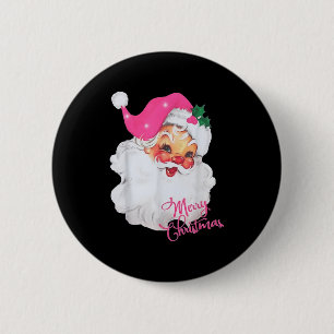 Vintage Nk Santa Claus Merry Christmas Pajamas Xma 6 Cm Round Badge