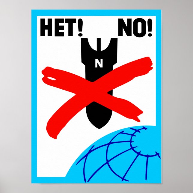 Vintage No Soviet Nukes Poster (Front)