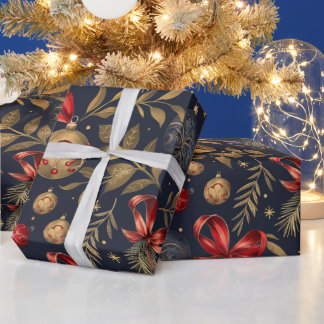 Vintage Noel Holiday Wrapping Paper