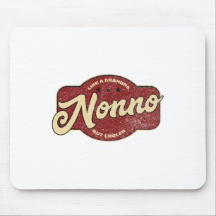 Vintage Nonno Like A Grandpa But Cooler - Italian Mouse Mat