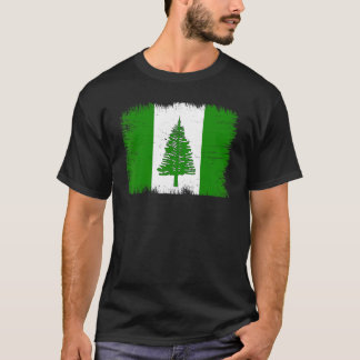 Vintage Norfolk Island Flag Norfolk Island Indepen T-Shirt