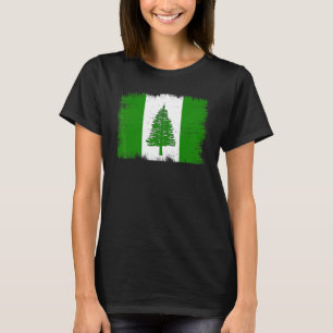 Vintage Norfolk Island Flag Norfolk Island Indepen T-Shirt