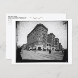 Vintage Norfolk, VA: Monticello Hotel (1902) Postcard
