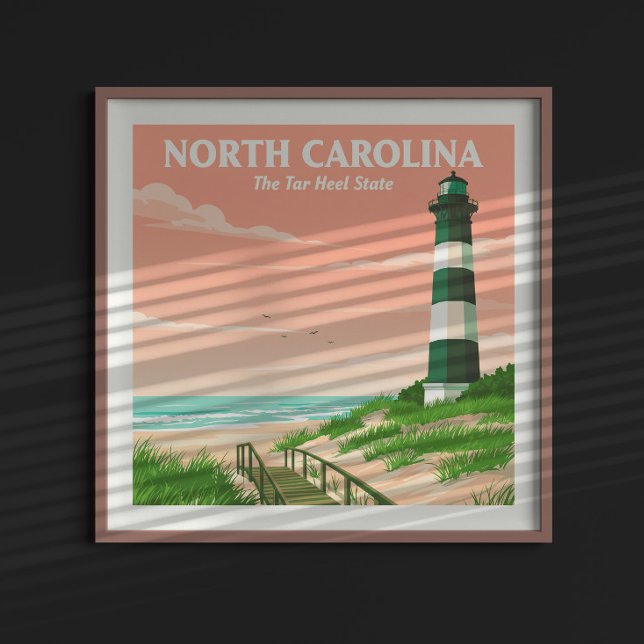 Vintage North Carolina Poster (Creator Uploaded)