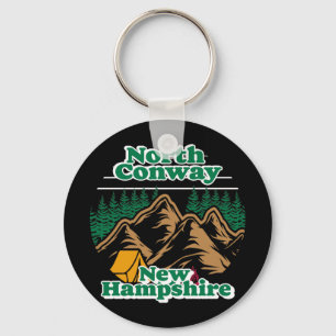 Vintage North Conway New Hampshire Key Ring