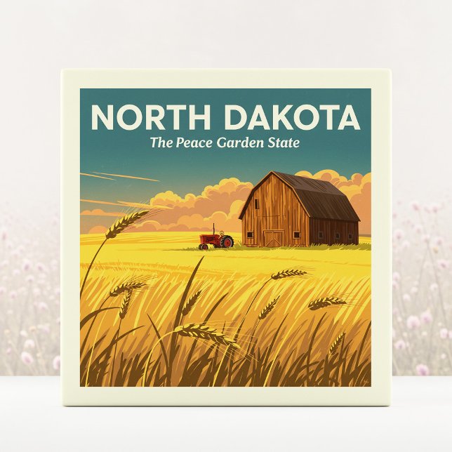 Vintage North Dakota Tile (Creator Uploaded)