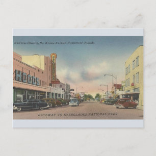 Vintage North Krome Avenue Homestead FL Postcard