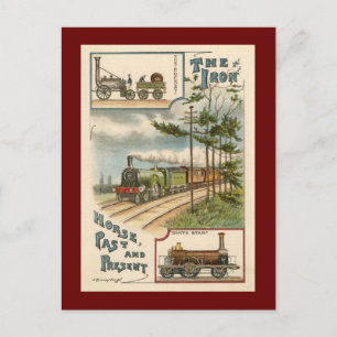 Vintage North Star Train Postcard