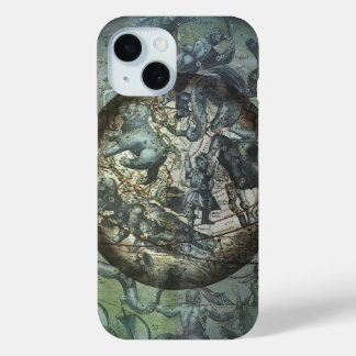 Vintage Northern Constellation Celestial Astronomy iPhone 15 Case