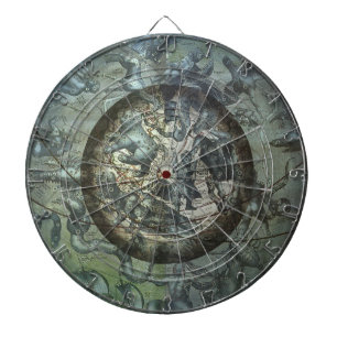 Vintage Northern Constellation Celestial Astronomy Dartboard