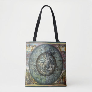 Vintage Northern Constellation Celestial Astronomy Tote Bag
