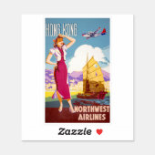 Vintage Northwest Airlines Advertising Poster (Sheet)