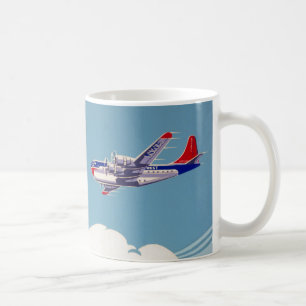 Vintage Northwest Airlines Advertising Poster Coffee Mug