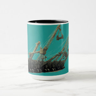 Vintage Northwest Crane and Shovel Heavy Equipment Mug