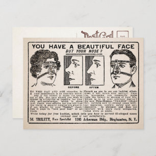 Vintage Nose Advertisement Postcard
