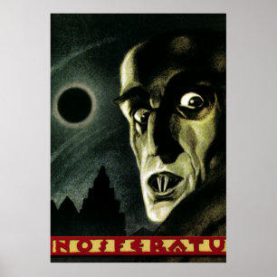 Vintage Nosferatu Promo Art Poster
