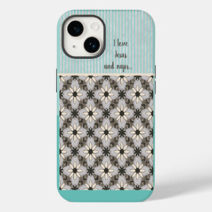 Vintage Nostalgia Floral Neutral iPhone 14 Case