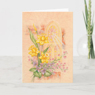 Vintage nostalgic Easter, Ostern, Semana Santa Holiday Card