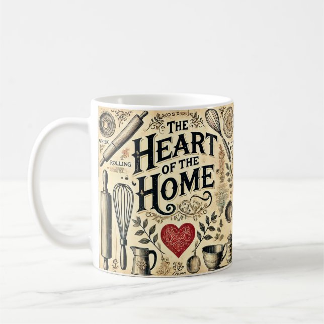 Vintage Nostalgic Kitchen Mug (Left)