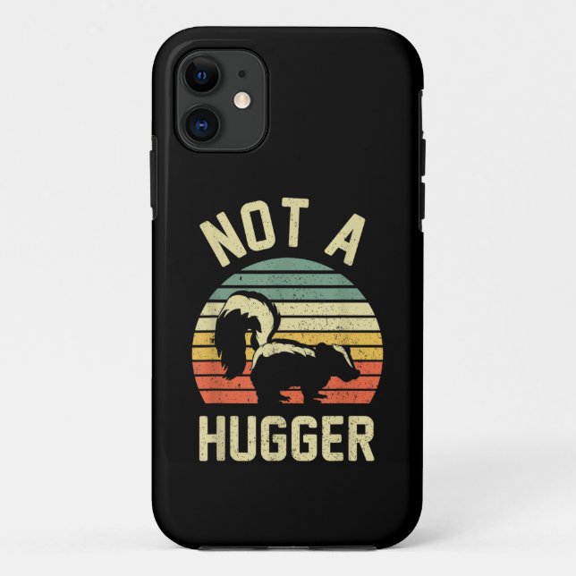 Vintage Not A Hugger Case-Mate iPhone Case (Back)
