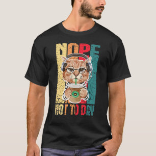 Vintage Not To Day Music Coffee Cat  Cat For Men W T-Shirt