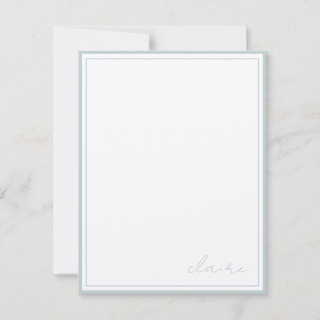 Vintage Notes Personalised Stationery (Front)