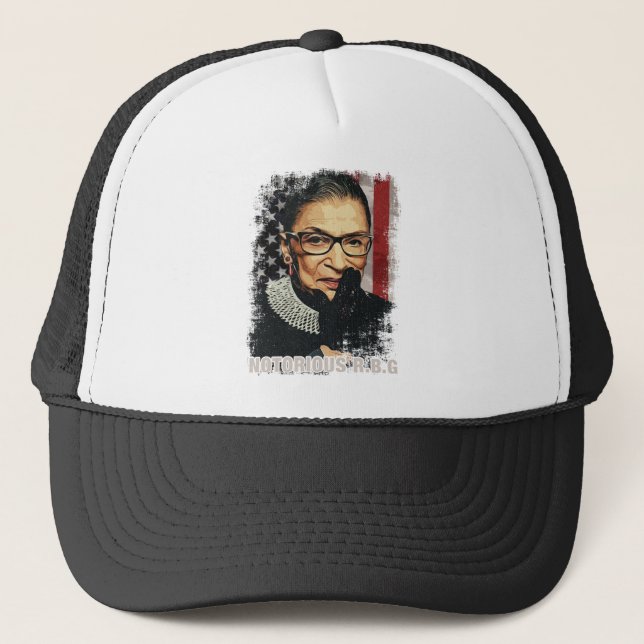 Vintage Notorious RBG Trucker Hat (Front)