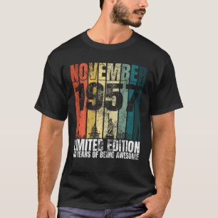 Vintage November 1957 Bday Gifts 63 Years Old 63Rd T-Shirt