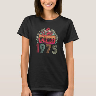 Vintage November 1975 47 Years Old 47th Birthday M T-Shirt