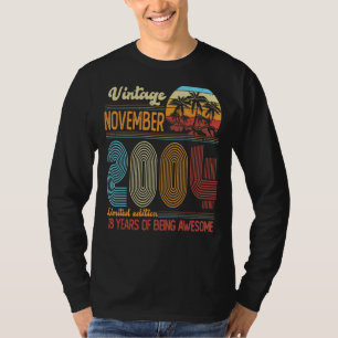 Vintage November 2004 18 Years Old 18th Birthday T-Shirt