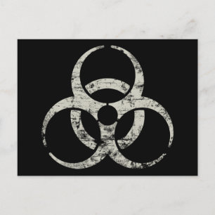 Vintage Nuclear Symbol Postcard