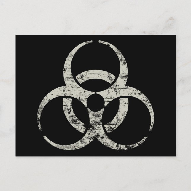 Vintage Nuclear Symbol Postcard (Front)