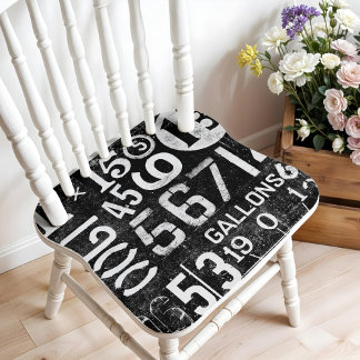 Vintage Numbers Poster for decoupage or collage