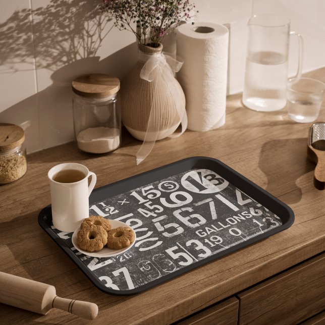 Vintage Numbers Wrapping Paper for decoupage (This is a mockup, your design may appear larger or smaller on your decoupage item depending on size)