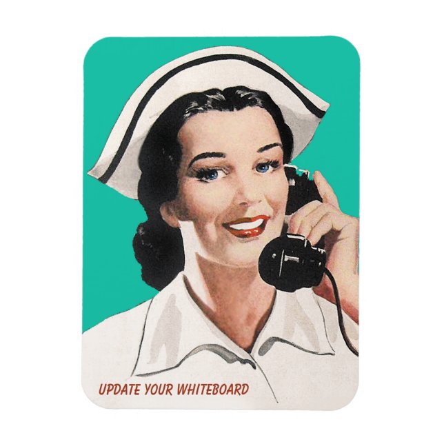 Vintage Nurse Funny Advice Magnet (Vertical)