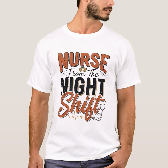 Vintage Nurse Night Shift Shirt Design_1 (Front)