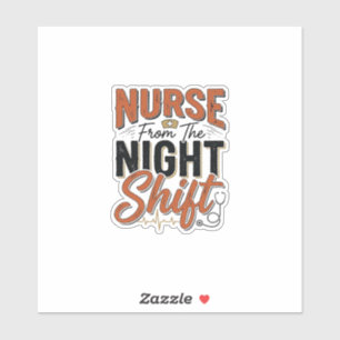 Vintage Nurse Night Shift Shirt Design_1