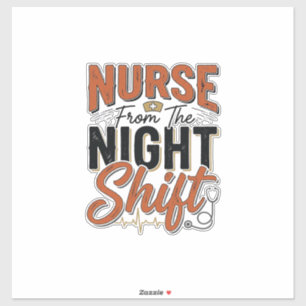 Vintage Nurse Night Shift Shirt Design_1