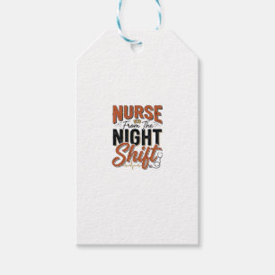 Vintage Nurse Night Shift Shirt Design_1 Gift Tags