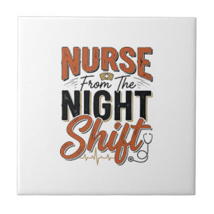 Vintage Nurse Night Shift Shirt Design_1 Tile