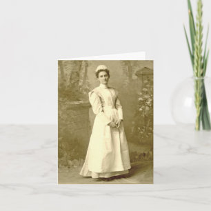 Vintage Nurse Notecard