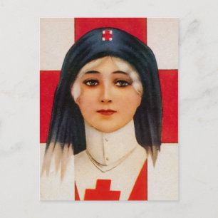 Vintage Nurse Postcard