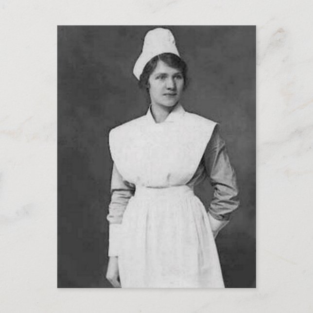 Vintage Nurse Postcard (Front)